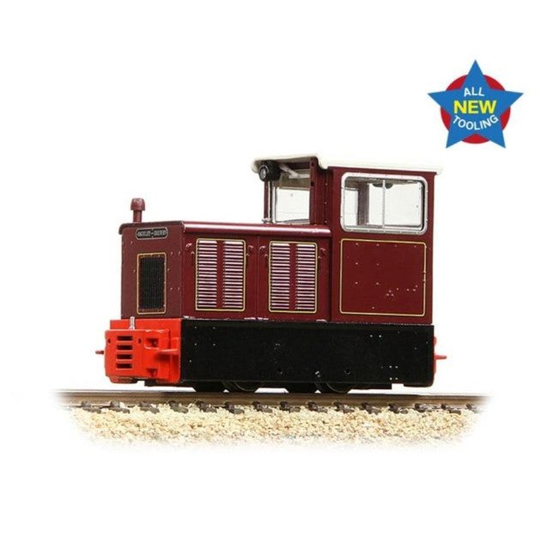 OO9 Baguley-Drewry 70hp Diesel Lined Crimson