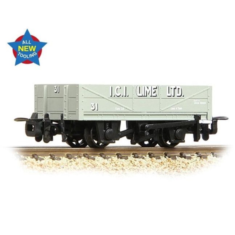 OO9 RNAD Rebuilt Open Wagon ‘ICI Buxton Lime’