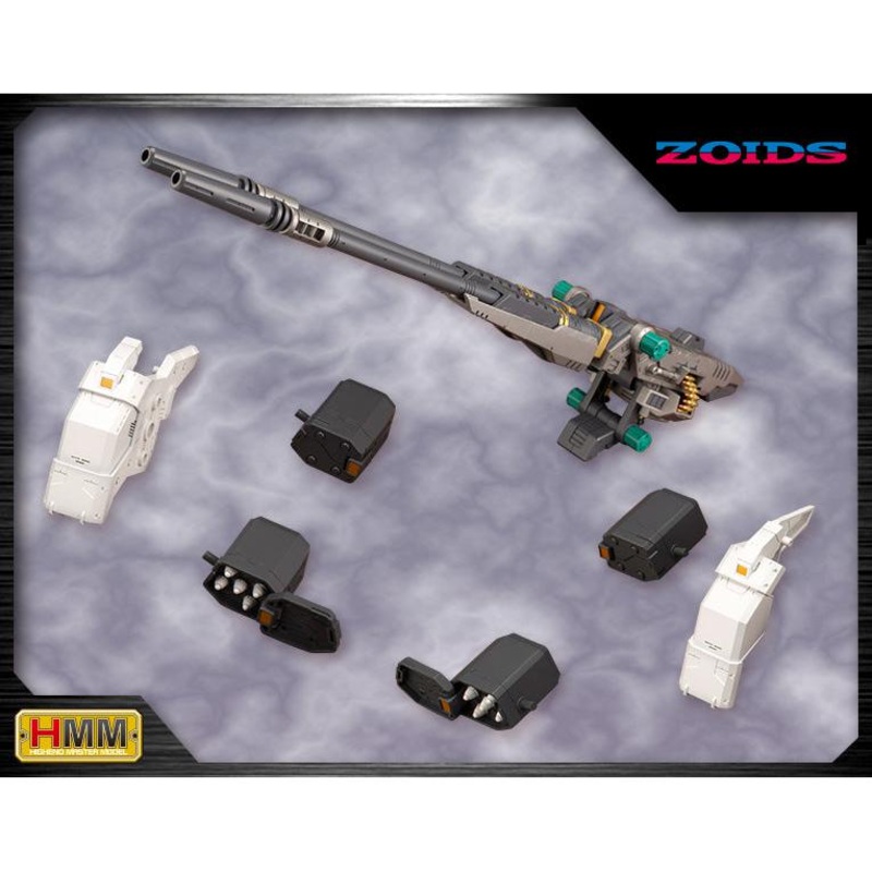 1/72 ZOIDS CUSTOMIZE PARTS DUAL SNIPER RIFLE & AZ FIVE LAUNCH MISSILE SYSTEM SET