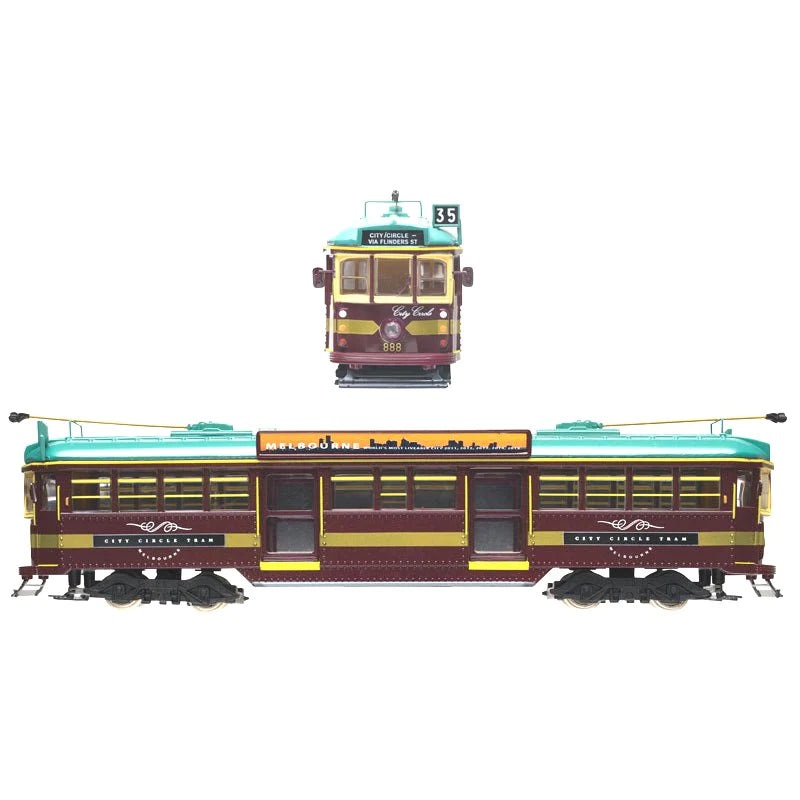 OO 12V Electric W6 Class Melbourne No.888 The Lucky City Circle Tram