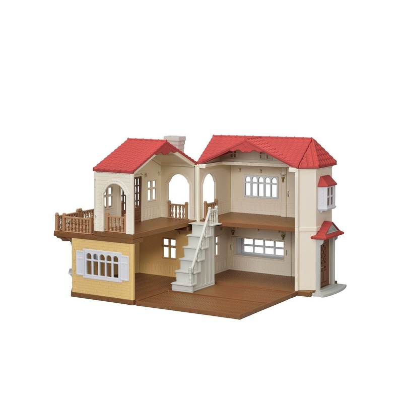 Red Roof Country Home with Attic