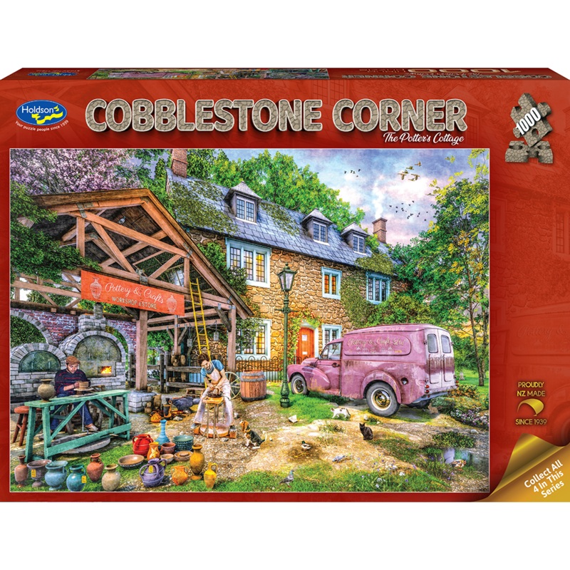 1000pc Cobblestone Corner: The Potter’s Cottage