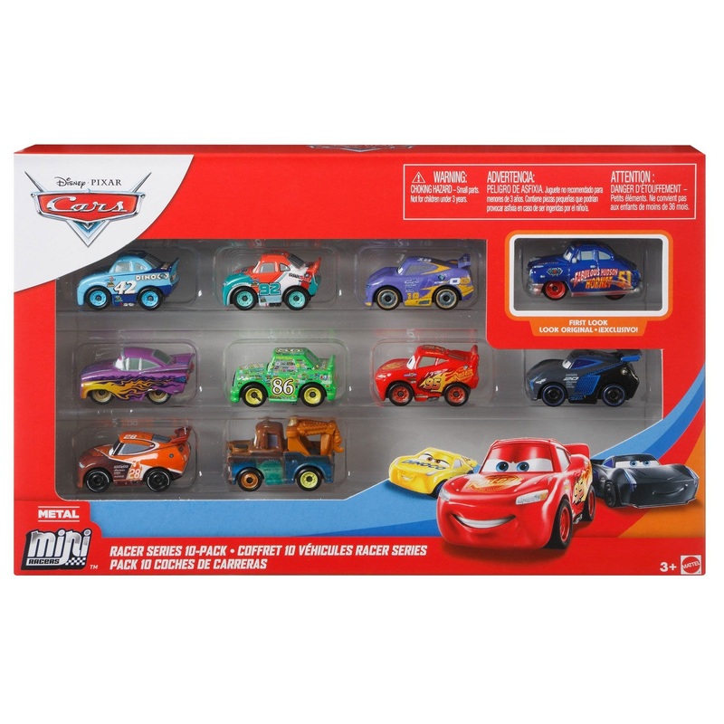 Disney Pixar Cars Mini Racers 10 Pack Assortment