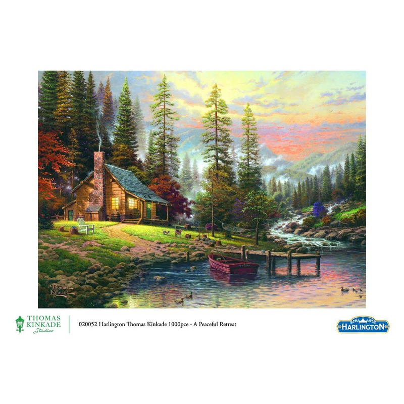 1000pc Thomas Kinkade: A Peaceful Retreat Puzzle