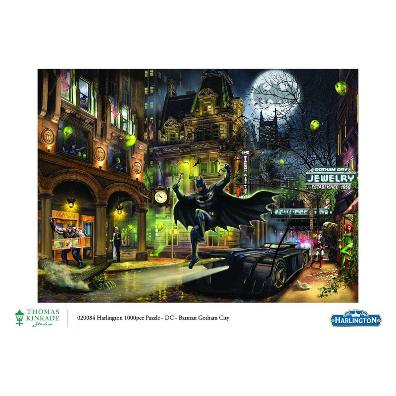 1000pc Thomas Kinkade: DC Comics – Batman Gotham City Puzzle