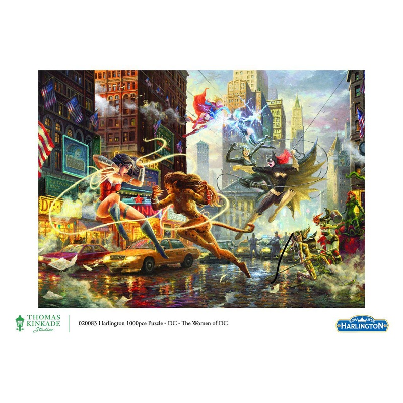 1000pc Thomas Kinkade: DC Comics – The Women of DC Puzzle