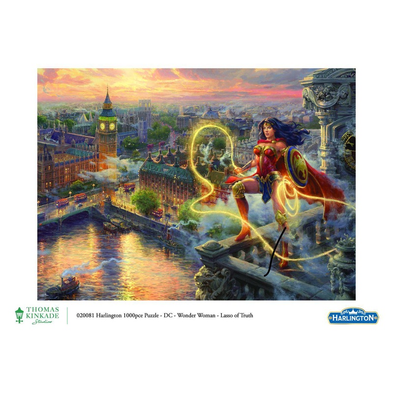 1000pc Thomas Kinkade: DC Comics – Wonder Woman – Lasso of Truth  Puzzle