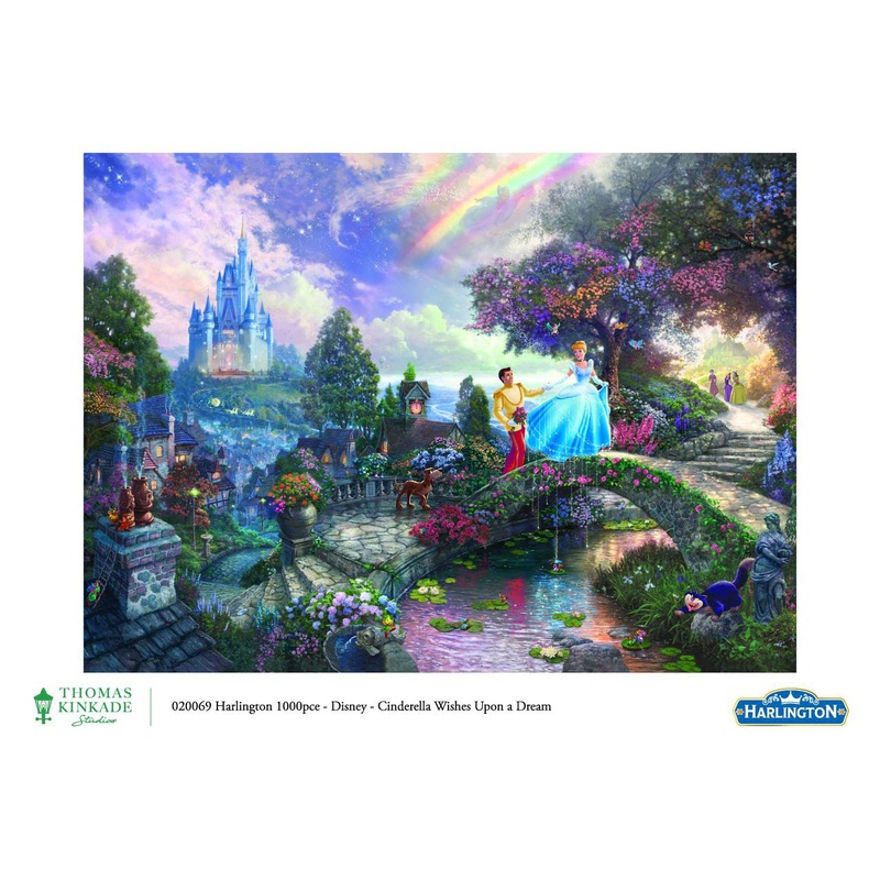 1000pc Thomas Kinkade: Disney – Cinderella Wishes Upon a Dream Puzzle