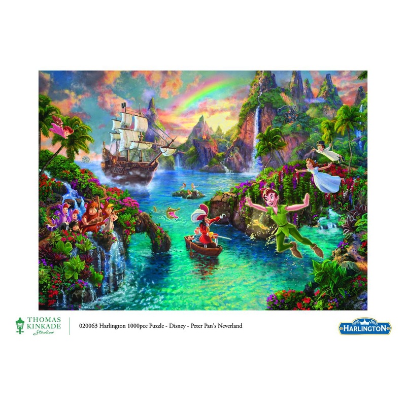 1000pc Thomas Kinkade: Disney – Peter Pan’s Neverland Puzzle