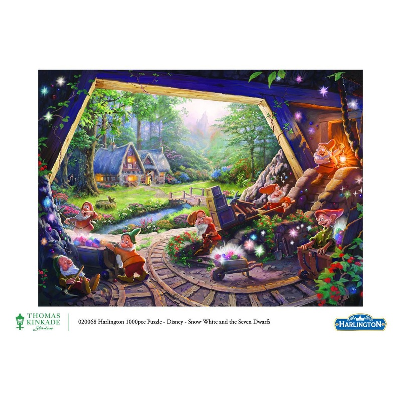 1000pc Thomas Kinkade: Disney – Snow White and the Seven Dwarfs Puzzle