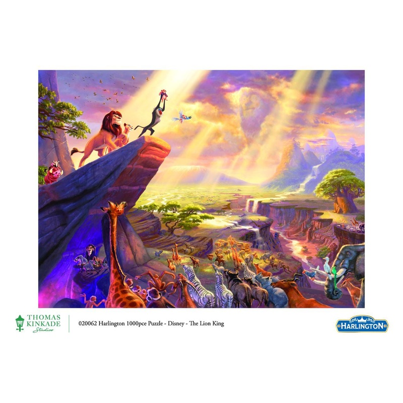 1000pc Thomas Kinkade: Disney – The Lion King Puzzle