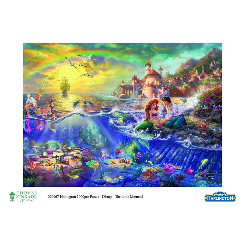 1000pc Thomas Kinkade: Disney – The Little Mermaid Puzzle