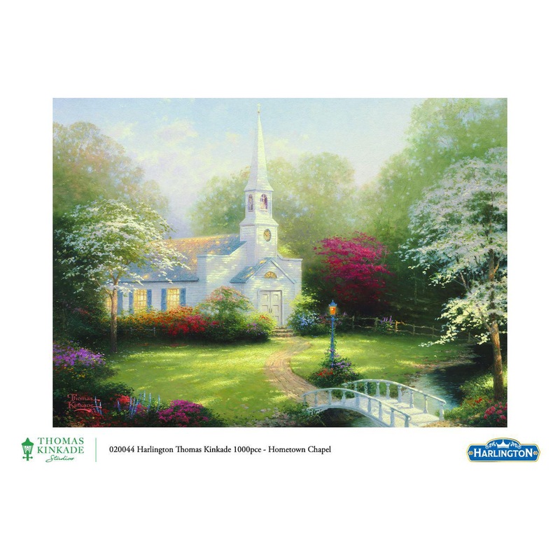 1000pc Thomas Kinkade: Hometown Chapel Puzzle