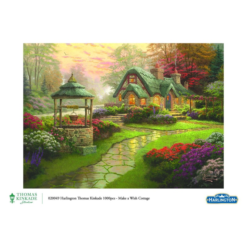 1000pc Thomas Kinkade: Make a Wish Cottage Puzzle