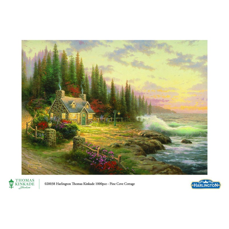 1000pc Thomas Kinkade: Pine Cove Cottage Puzzle