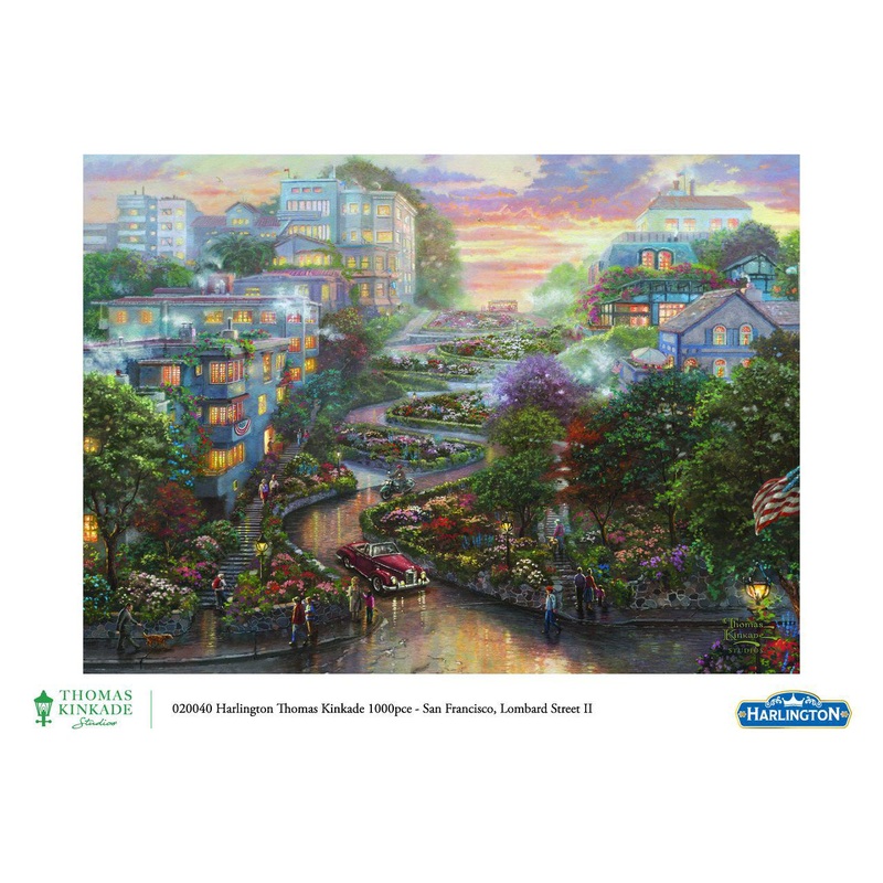 1000pc Thomas Kinkade: San Francisco Lombard Street II Puzzle