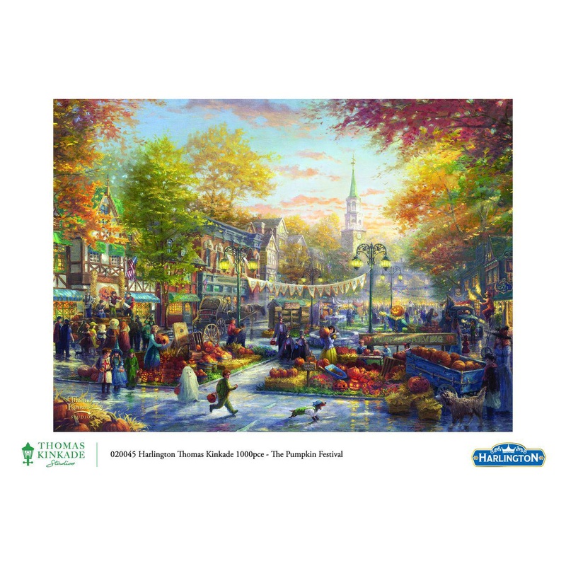 1000pc Thomas Kinkade: The Pumpkin Festival Puzzle