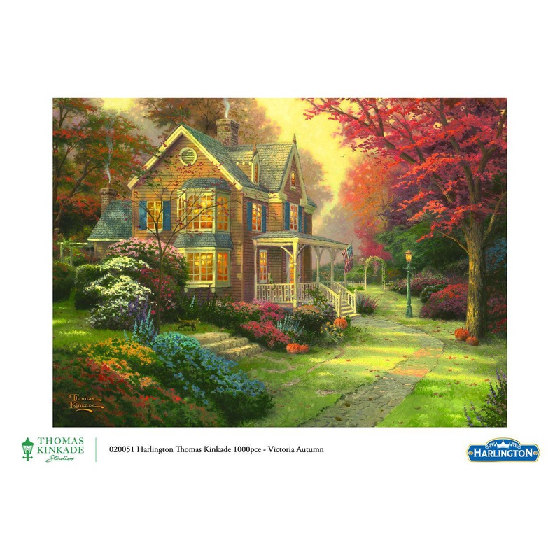 1000pc Thomas Kinkade: Victorian Autumn Puzzle