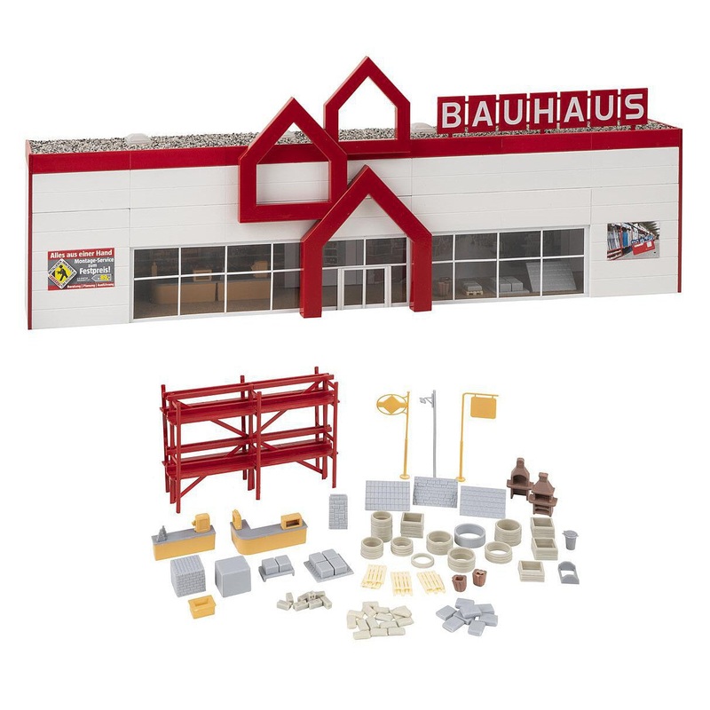 HO DIY Store System Building Relief Model