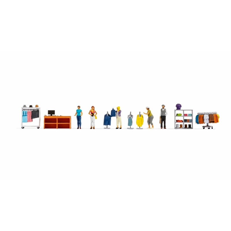 HO Themed Figures Set “Fashion Shop”