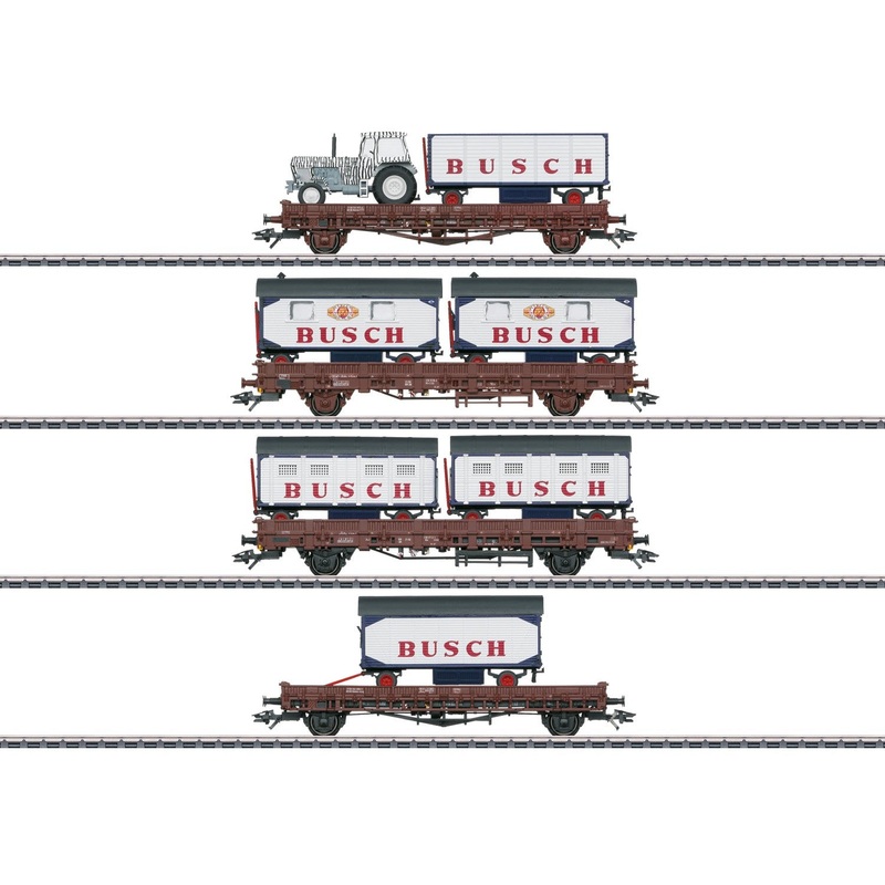 HO Circus Busch Freight Car Set