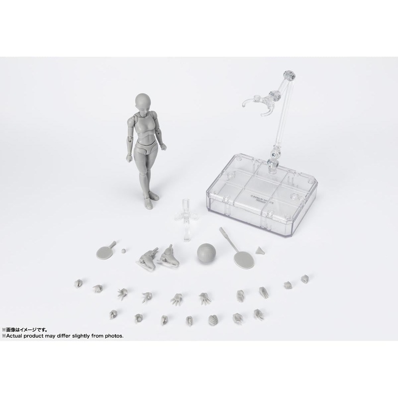 S.H.Figuarts Body-Chan -Sports- Edition Dx Set (Gray Color Ver.)