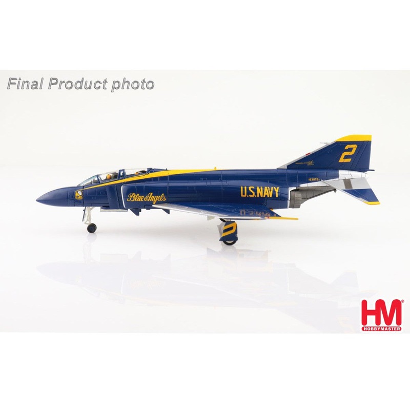 1/72 McDonell Douglas F4J Phantom II No. 2 airplane US Blue Angels 1969