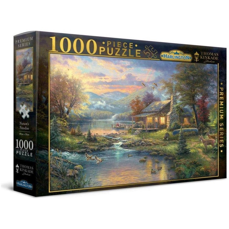 1000pc Thomas Kinkade: Natures Paradise Puzzle