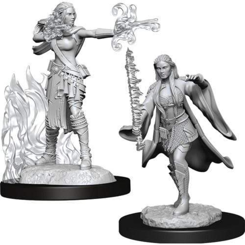 D&D Nolzurs Marvelous Unpainted Miniatures: Female Multiclass Warlock + Sorcerer