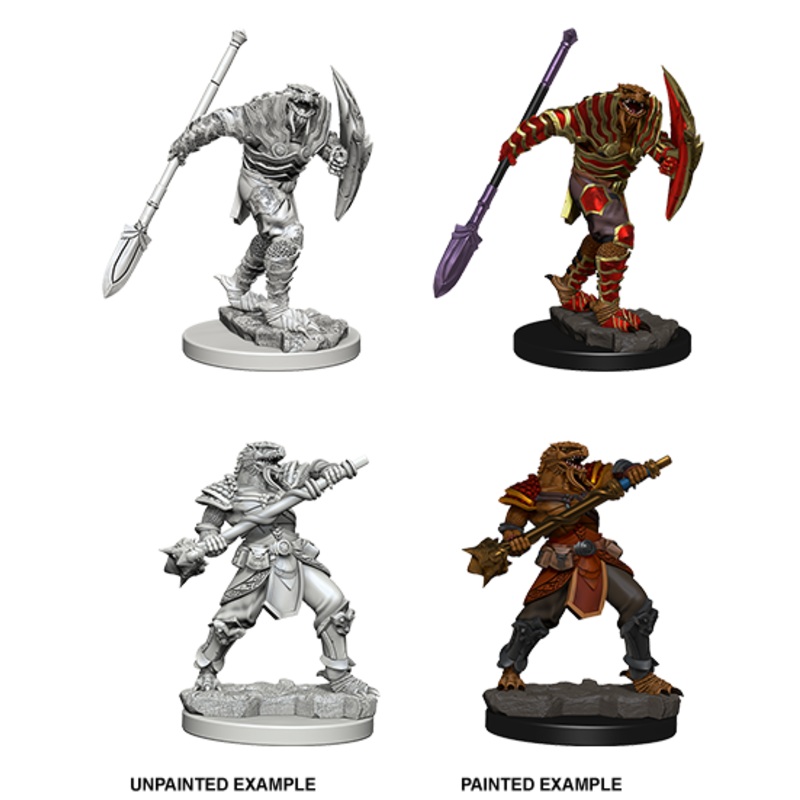 D&D Nolzurs Marvelous Unpainted Miniatures: Male Dragonborn Fighter with Spear