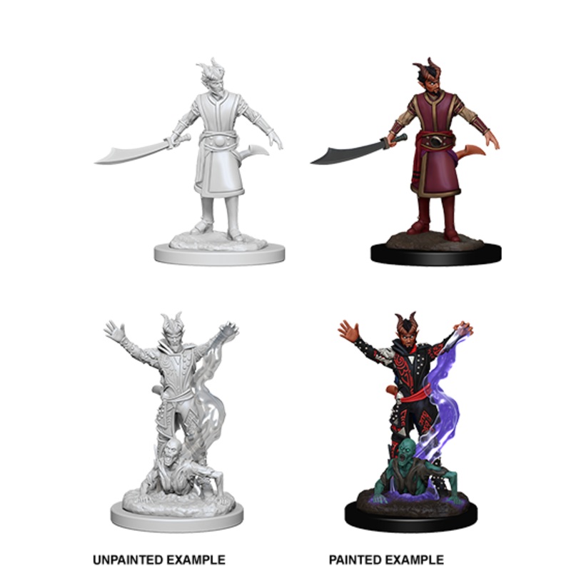 D&D Nolzurs Marvelous Unpainted Miniatures: Male Tiefling Warlock