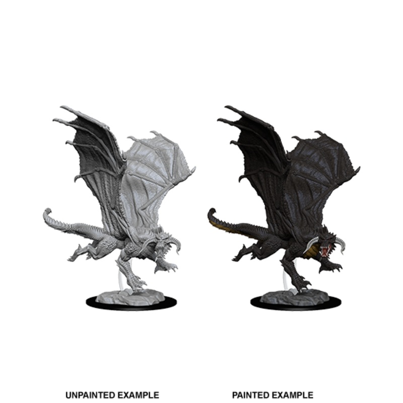 D&D Nolzurs Marvelous Unpainted Miniatures: Young Black Dragon