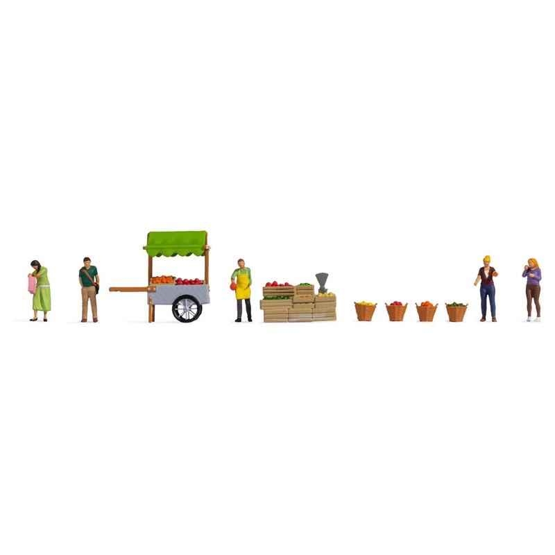 HO Themed Figures Set “Fruit Stall”