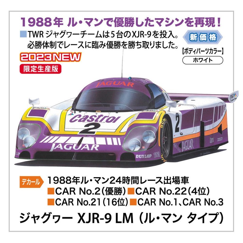 1/24  Jaguar XJR-9 LM