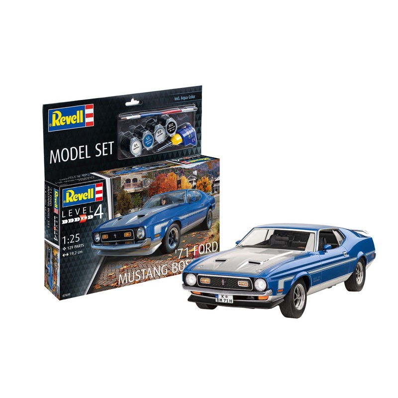 1/25 ’71 Mustang Boss 351 Model Set