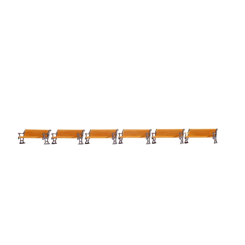 HO Benches  6 x Natual Wood Colour