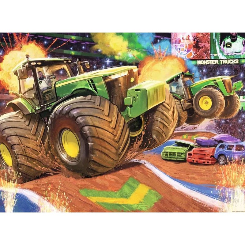 100pc John Deere Big Wheels Puzzle