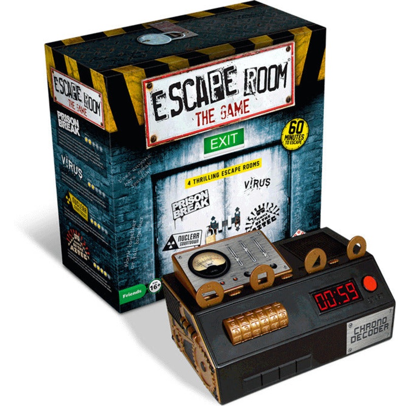 Escape Room the Game 4 Rooms w/ Chrono Decoder