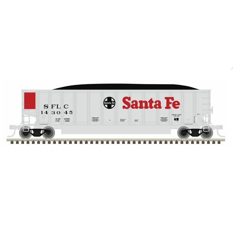 HO Tman Coal Gondola Santa Fe 143045