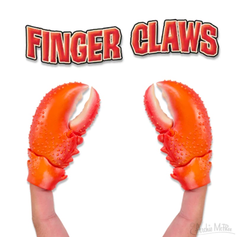 Lobster Claw Finger Puppets