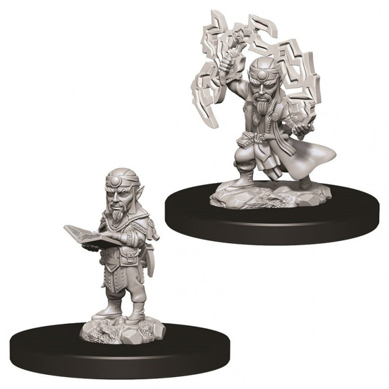 Pathfinder Deep Cuts Unpainted Miniatures Male Gnome Sorcerer