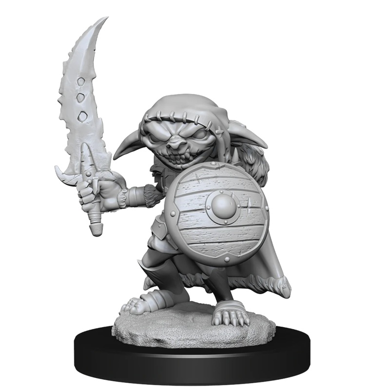 Pathfinder Deep Cuts Unpainted Miniatures  Male Goblin Fighter