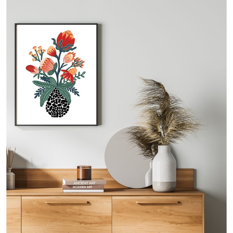 Premium Paint by Numbers Kit – Pattern Flowers