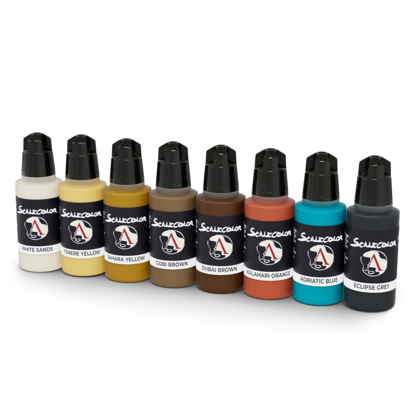 Scale 75 Scalecolor NMM Gold and Copper Paint Set