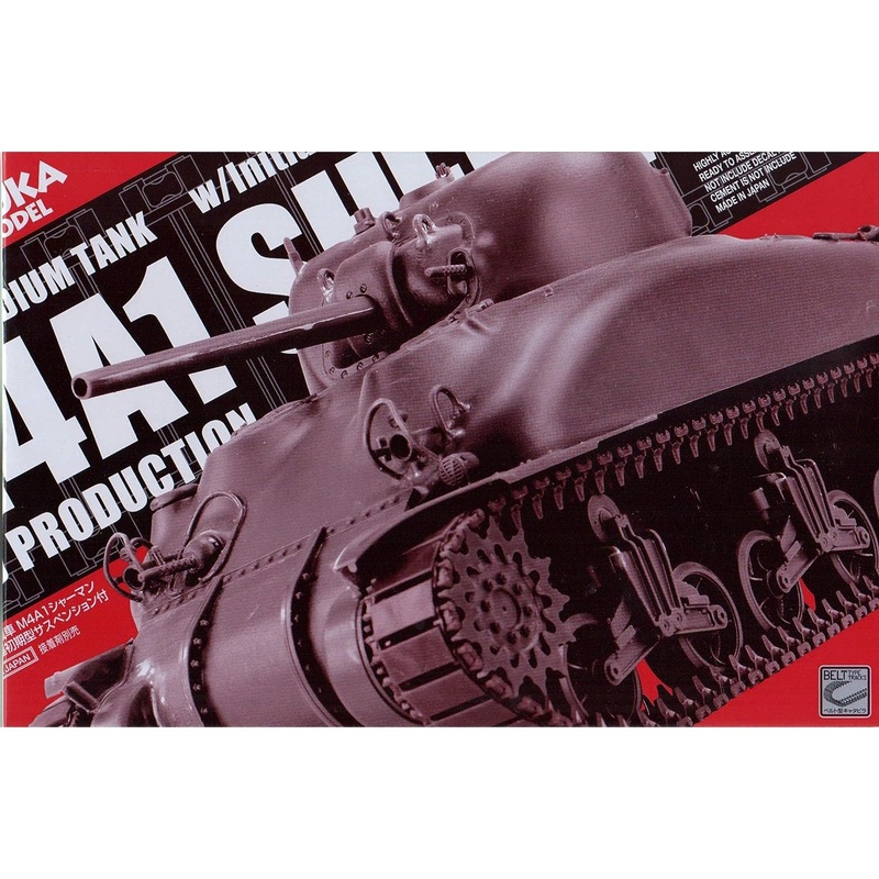 1/35 U.S. Medium Tank M4A1 Sherman (Mid Production) with Initial VVSS