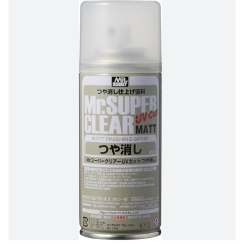 Mr Super Clear UV Cut Flat 170ml Spray