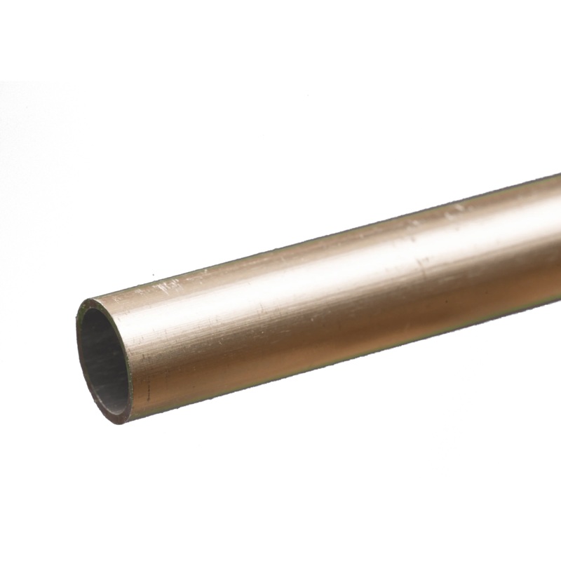 Round Aluminum Tube: 7/16″ OD x 0.035″ Wall x 12″ Long (1pc)