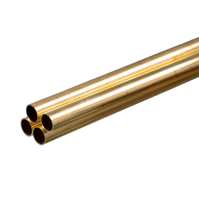 Round Brass Tube: 5/16″ OD x 0.014″ Wall x 36″ Long (1pc)