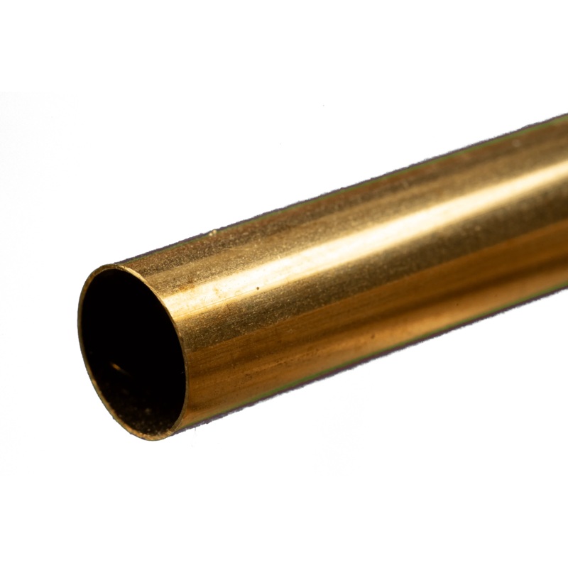 Round Brass Tube: 9/32″ OD x 0.014″ Wall x 12″ Long (1pc)