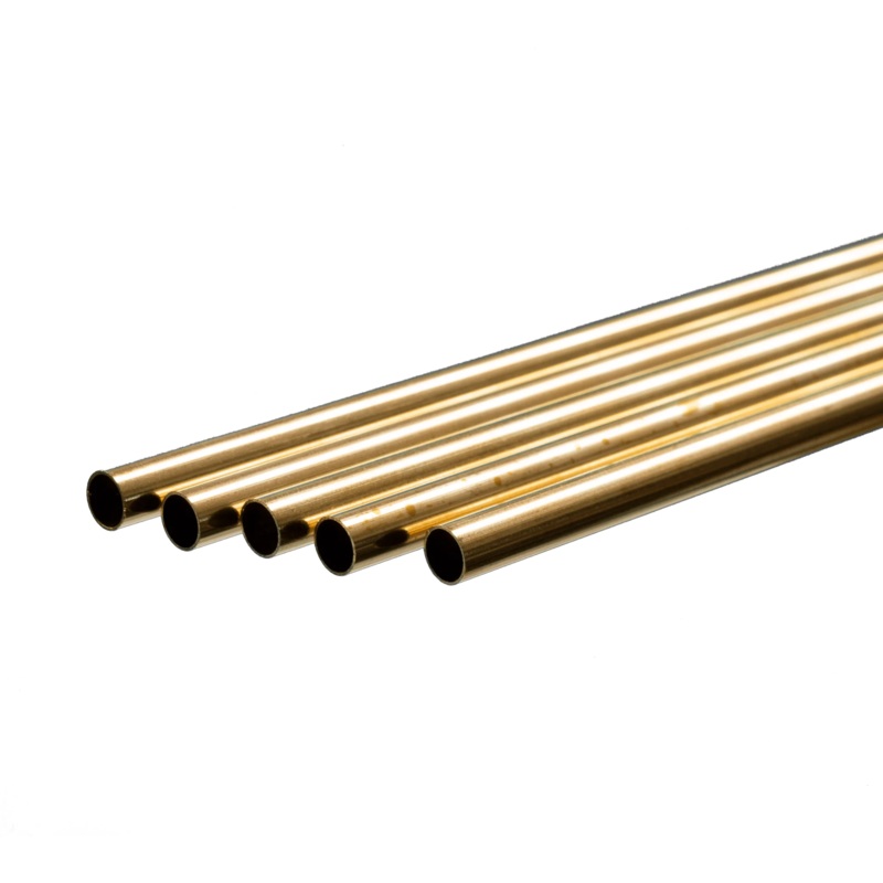 Round Brass Tube: 9/32″ OD x 0.014″ Wall x 36″ Long (1pc)